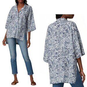 Victor Alfaro Collective Floral High Low Shirt Size XS